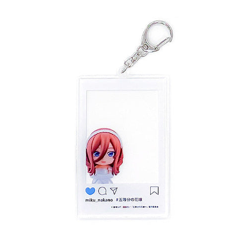 『五等分の花嫁∽』ねんどろいどぷらす フォトフレーム風アクリルキーホルダー 中野三玖